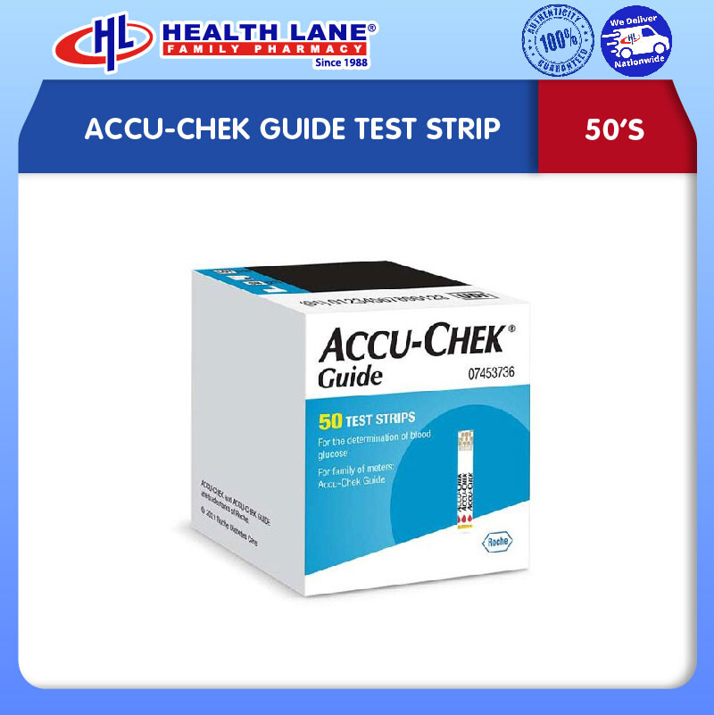 ACCU-CHEK GUIDE TEST STRIP (50'S)